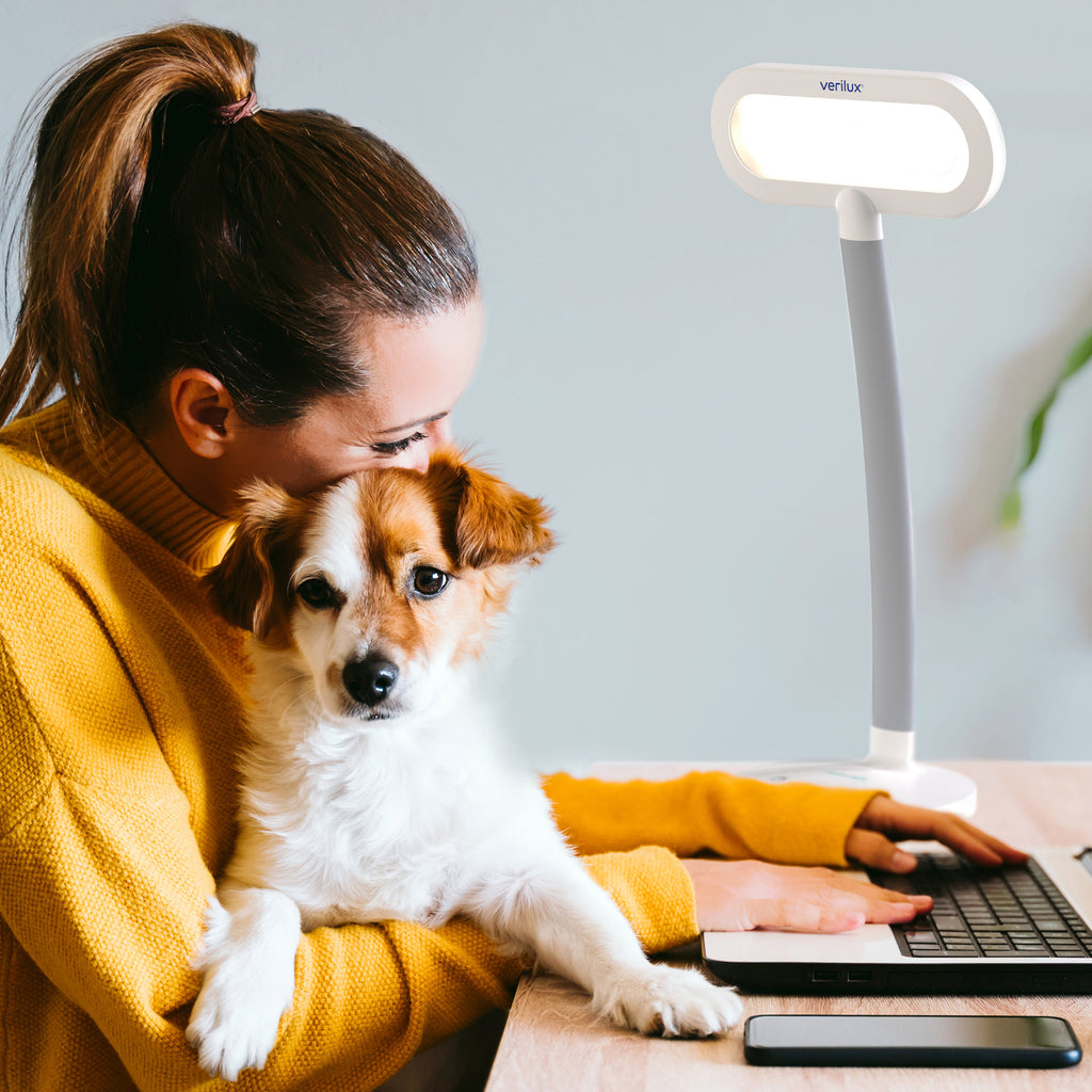 Happylight Duo 2-In-1 Light Therapy & Task Desk Lamp
