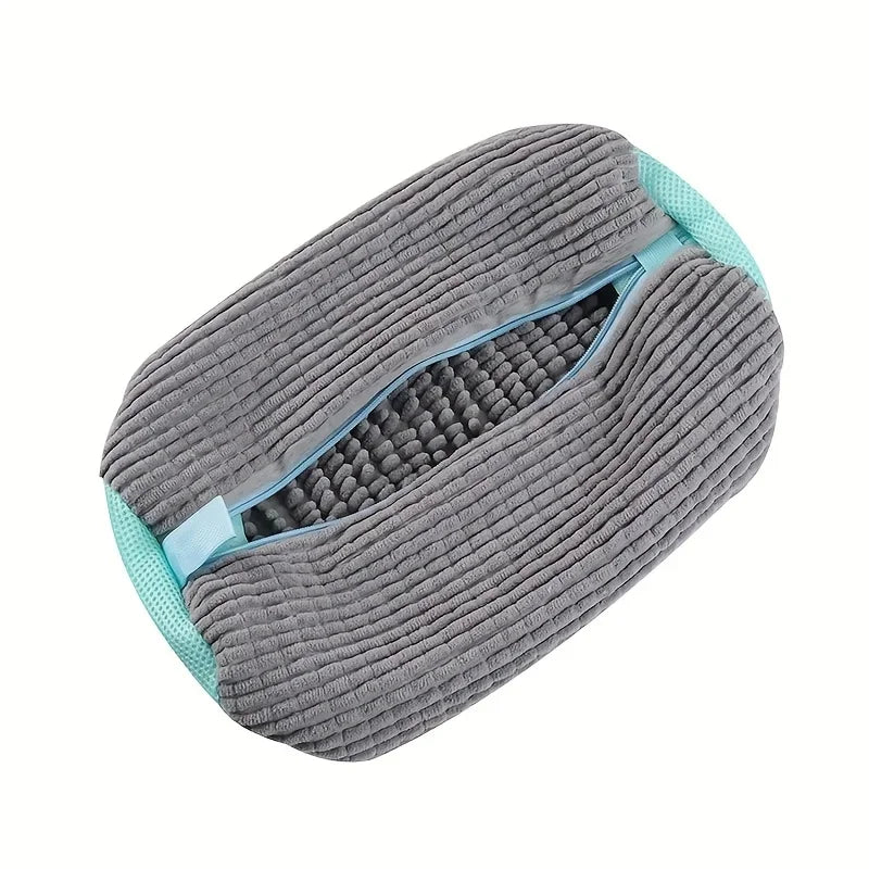 1/2PCS Washing Shoes Bag Cotton Laundry Fluffy Fibers Easily Remove Dirt Washing Bags Anti-Deformation Shoes Clothes Organizer