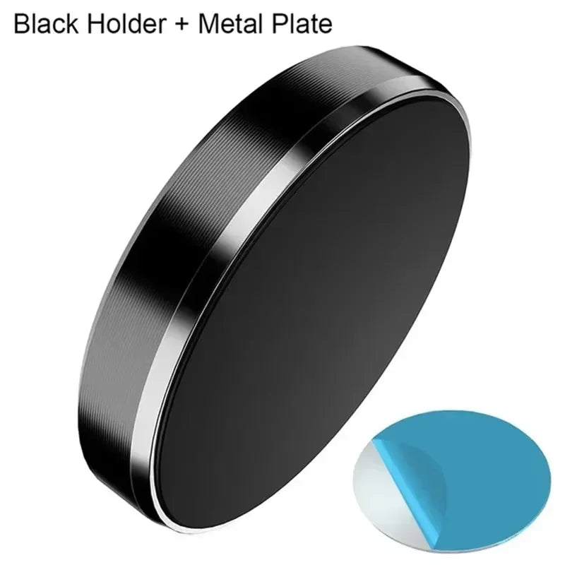 Universal Magnetic Car Mini Phone Holder Magnet Mount Stick Dashboard Wall Cell Bracket For Magsafe iPhone 16-12 Samsung Xiaomi