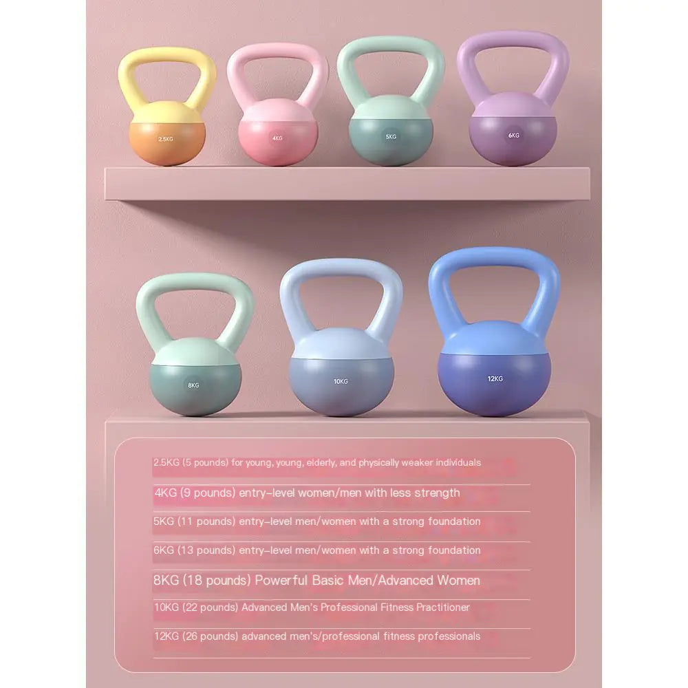 Kettlebell and Dumbbell Set for Home Fitness