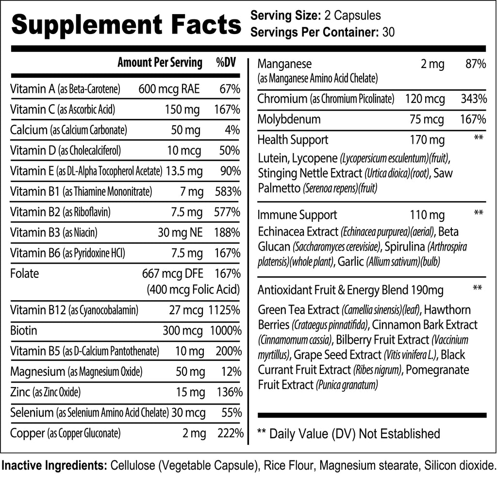 Complete Multivitamins For Men